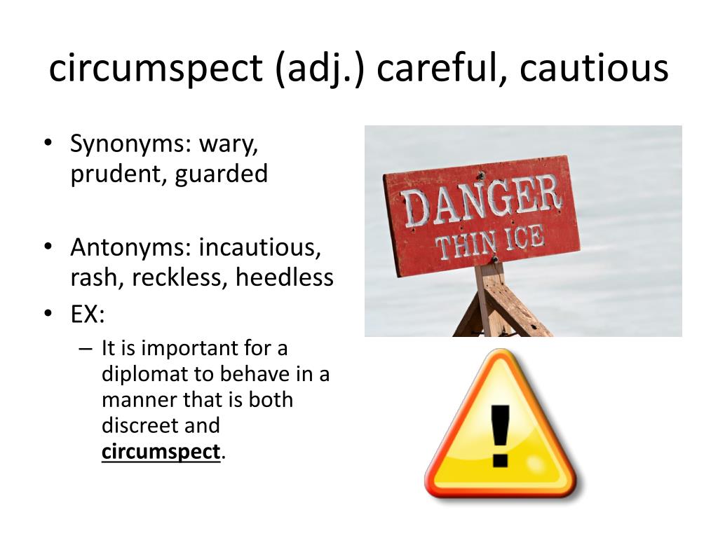 circumspect antonym