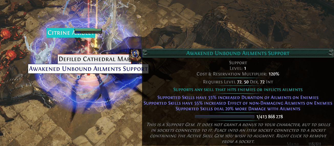 poe awakened gems