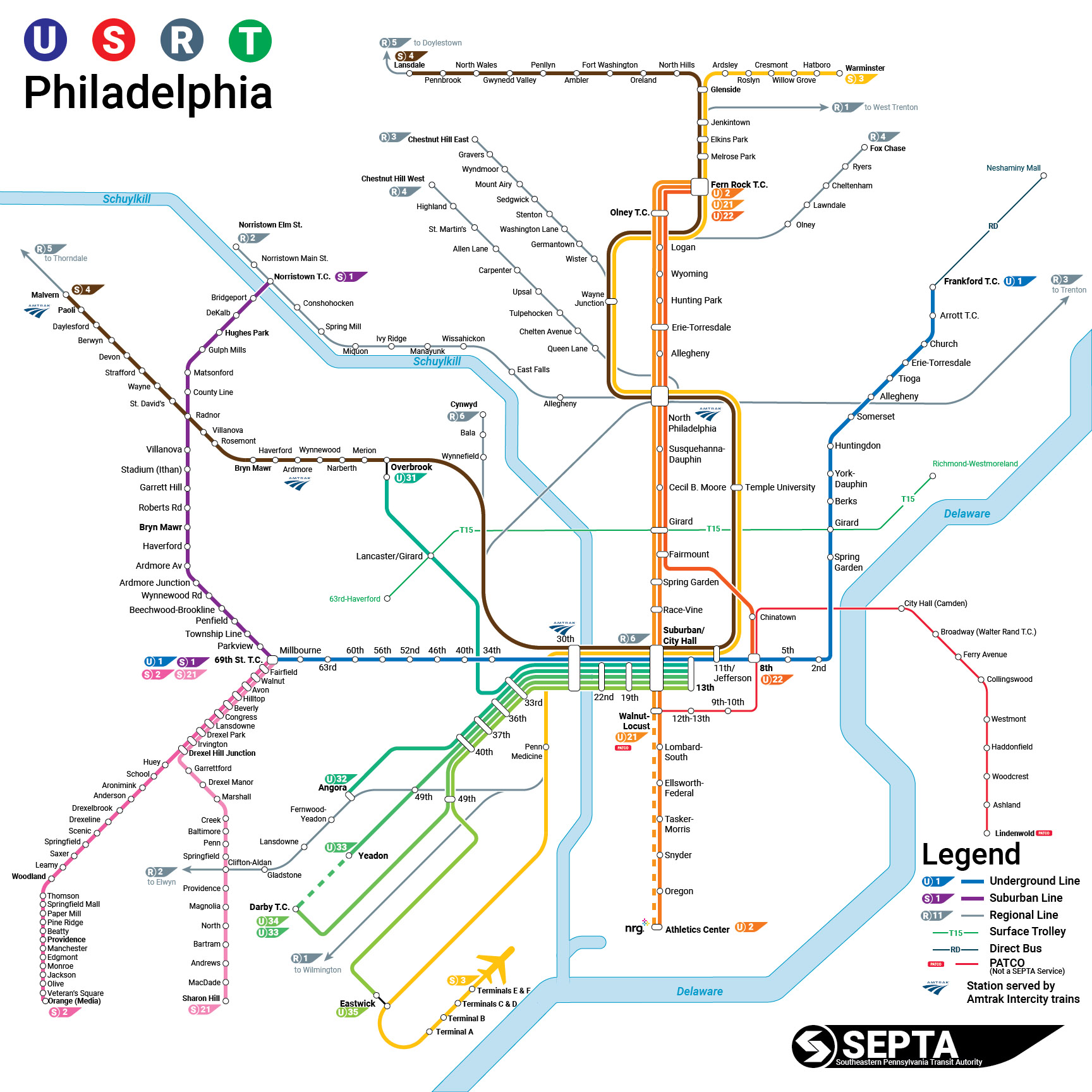 septa lines map