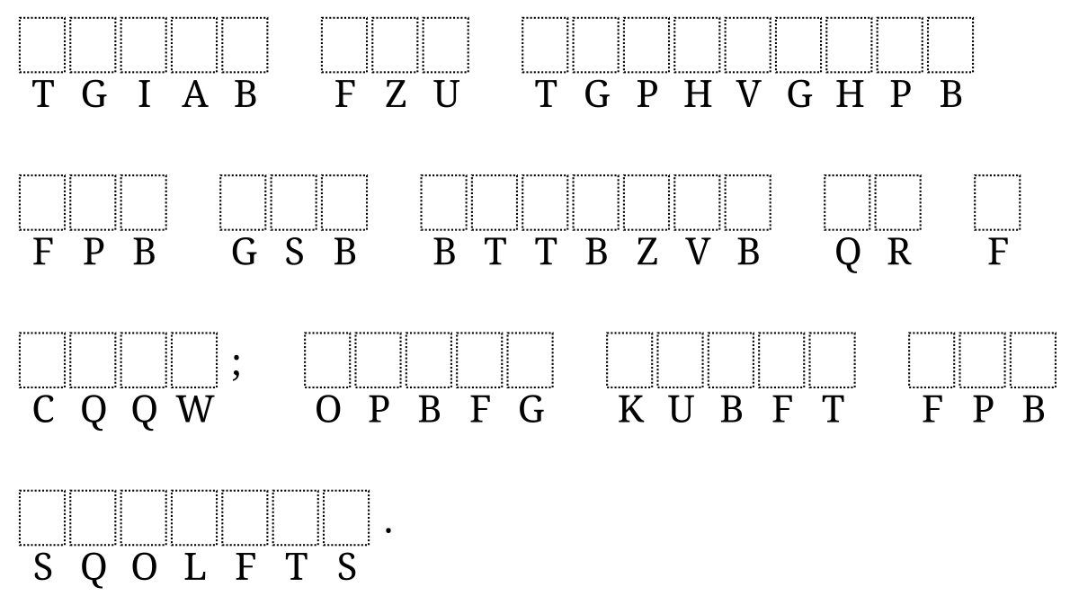 cryptogram puzzles