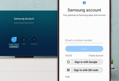 create a samsung account