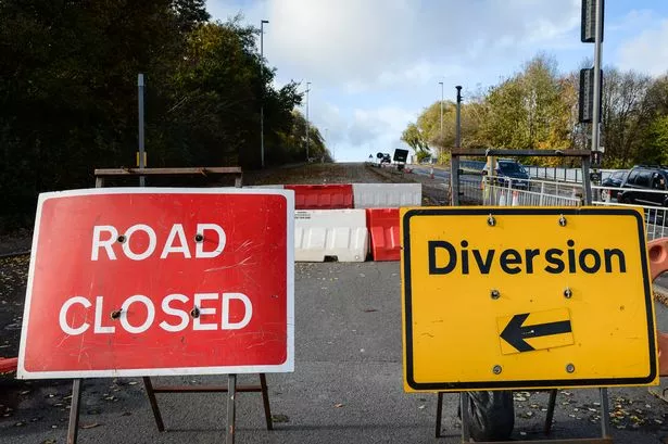 roadworks stoke on trent