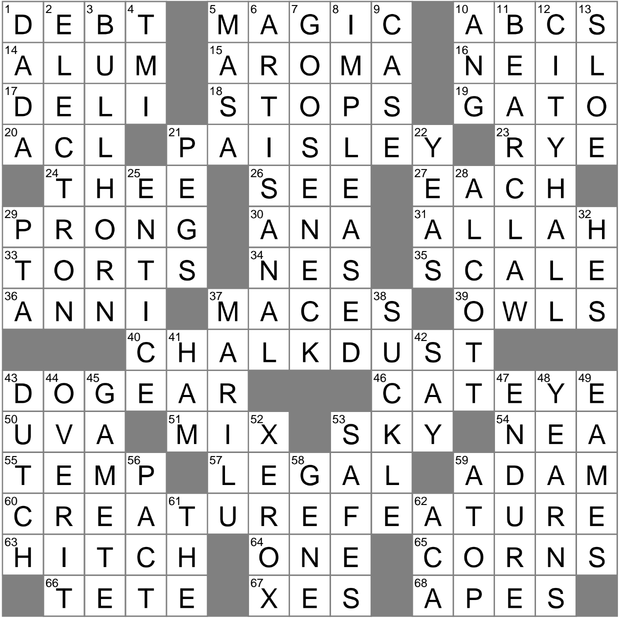 board member crossword clue