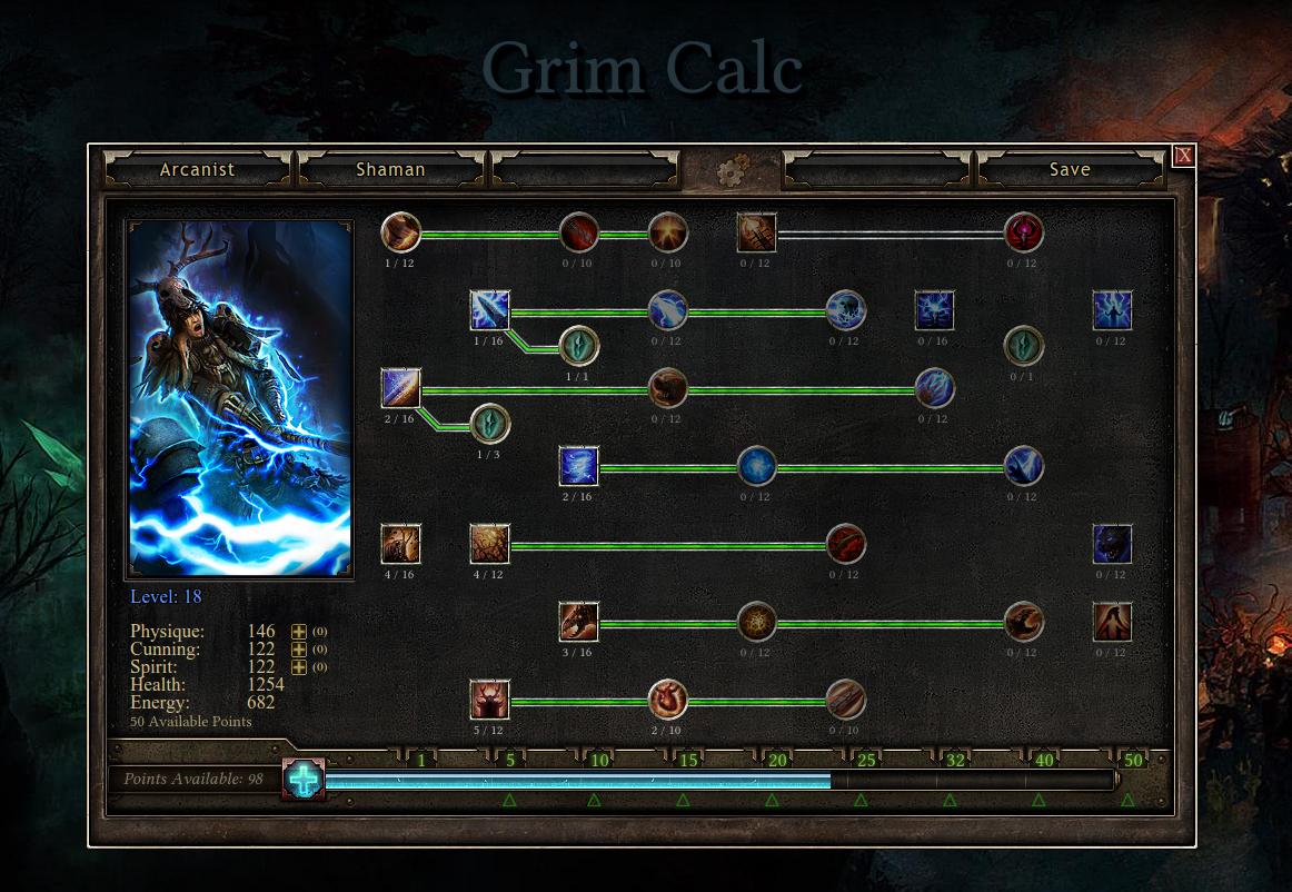 grim dawn calc