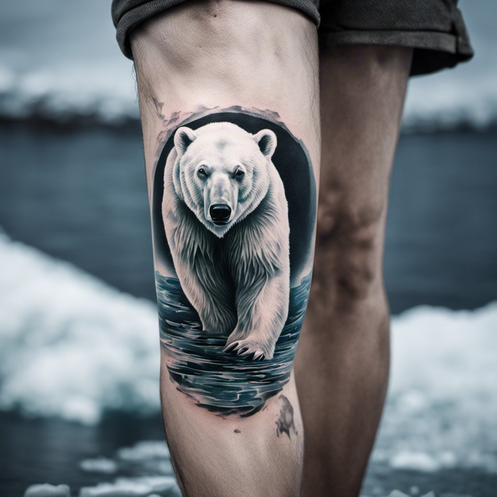 polar bear tattoo