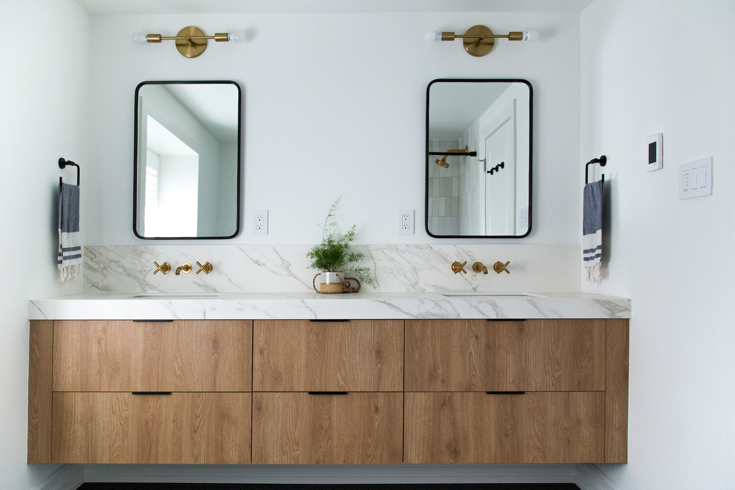 hardwood bathroom vanity