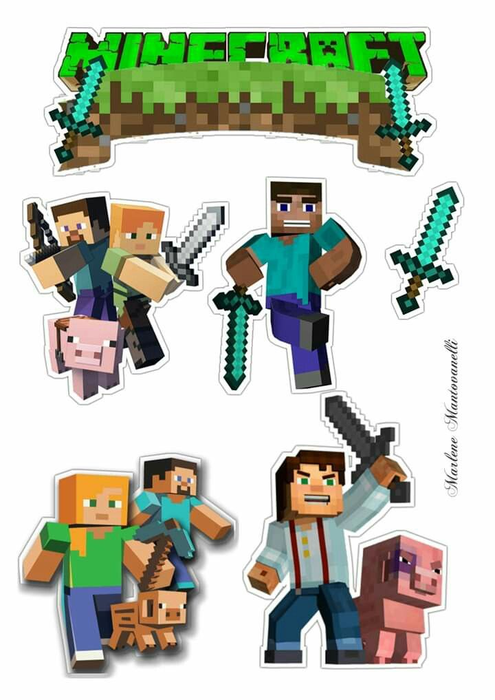 imagenes minecraft para imprimir gratis