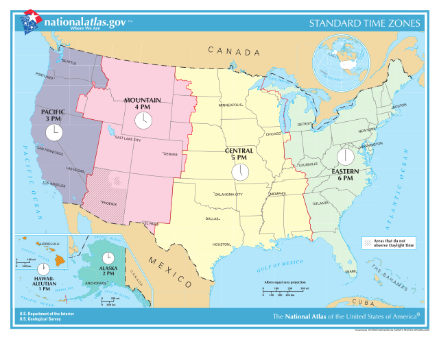 louisiana time zone map