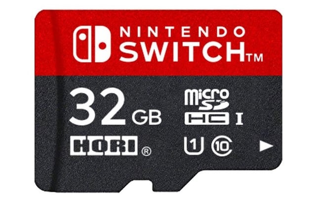 nintendo switch sd card size