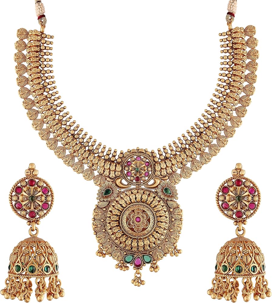 temple jewellery set amazon