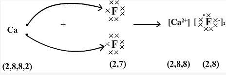 caf2 ionic or covalent