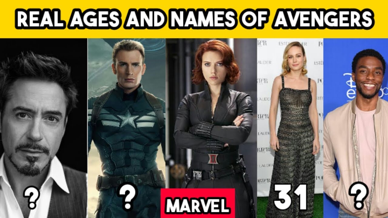 avengers characters real name