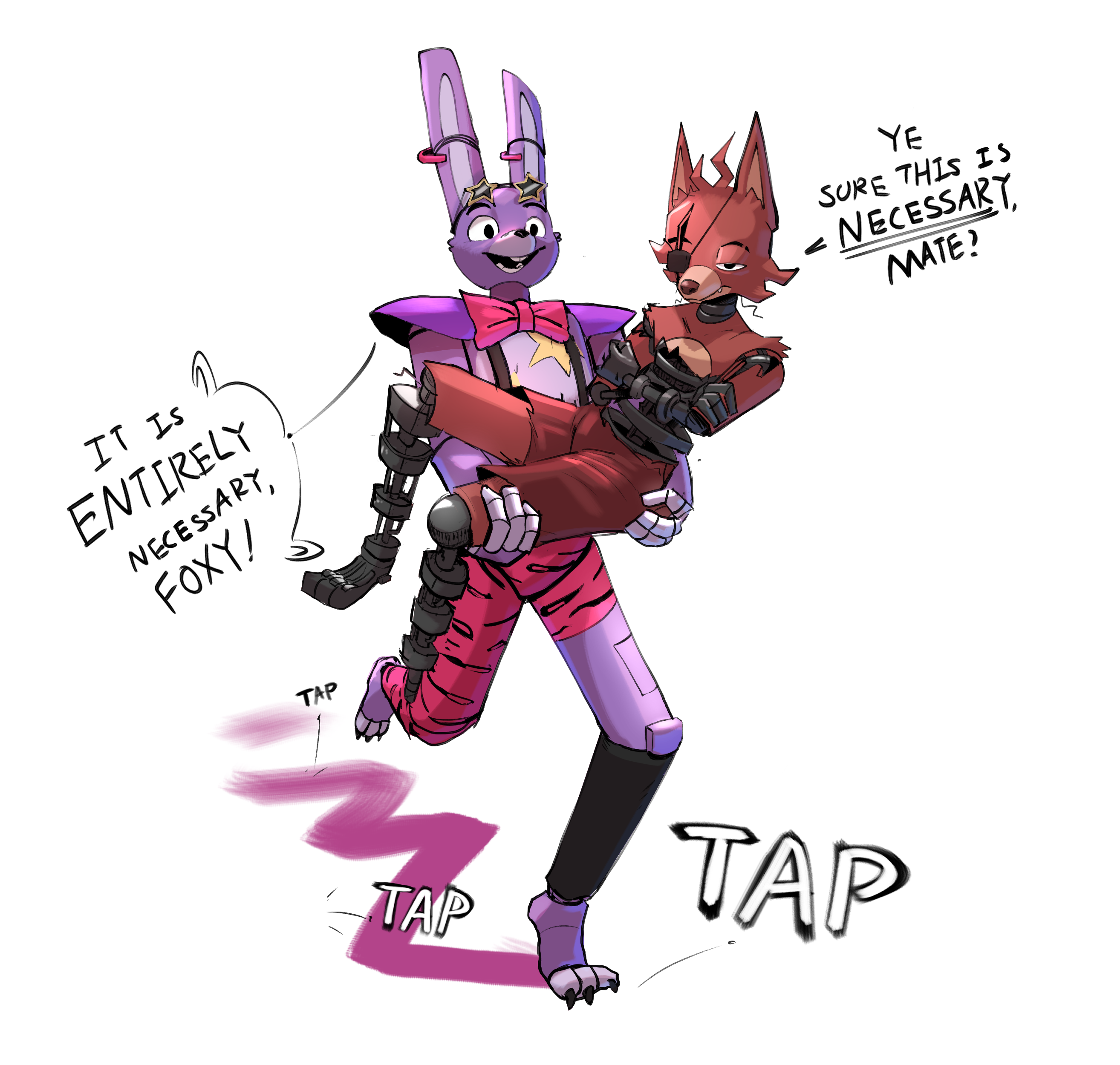 fnaf bonnie x foxy