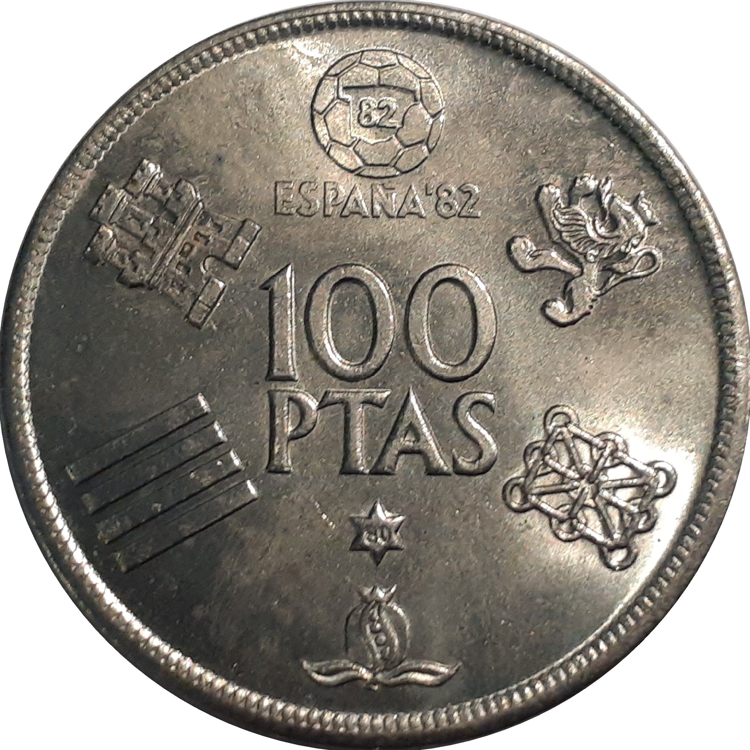 100 pesetas 1980 españa 82