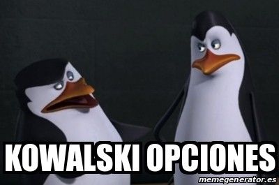 kowalski opciones meme