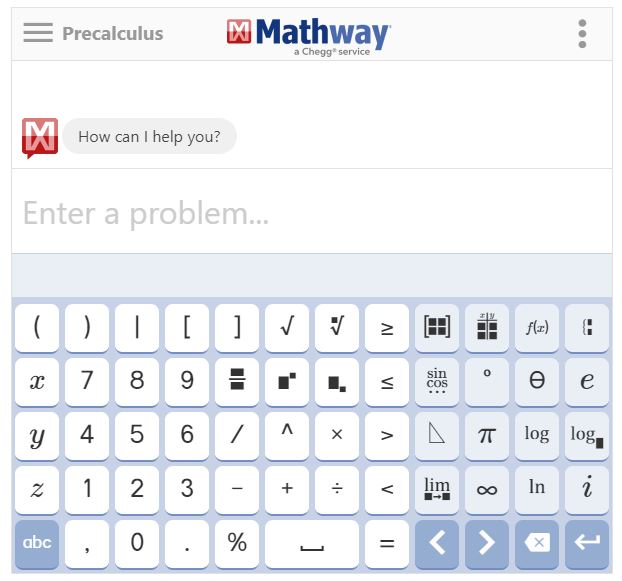 mathway calculator