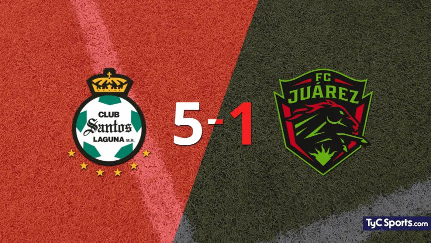 posiciones de fc juarez contra santos laguna