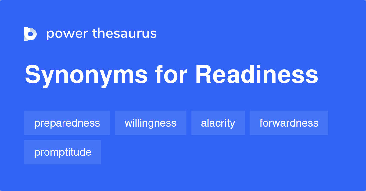 readiness synonym