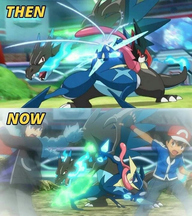 mega charizard x vs ash greninja