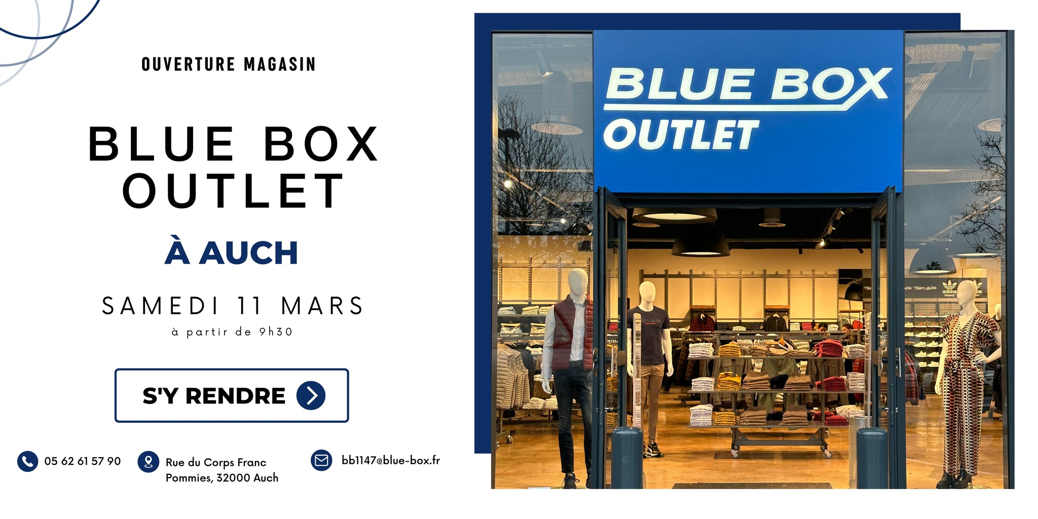 photos de blue box outlet