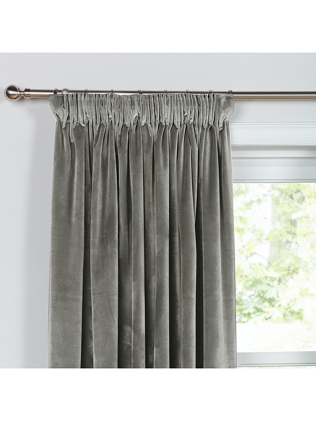 pencil pleat velvet curtains