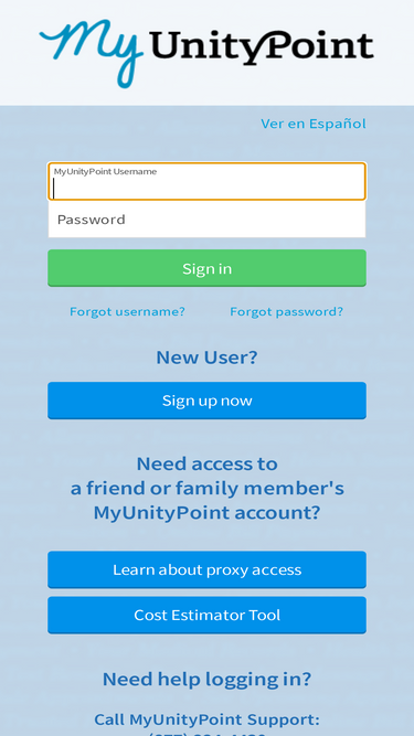 myunitypoint chart