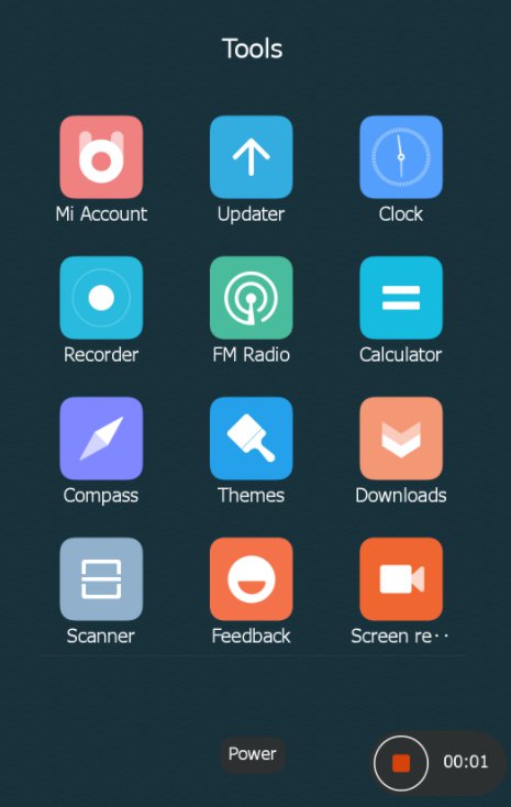 redmi screen recorder