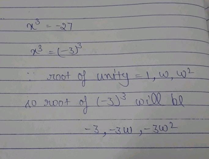 cubed root of 27