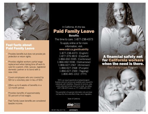 edd paid family leave