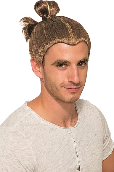 man bun wig