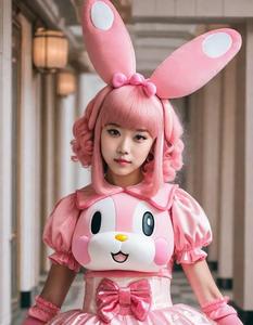 my melody cosplay