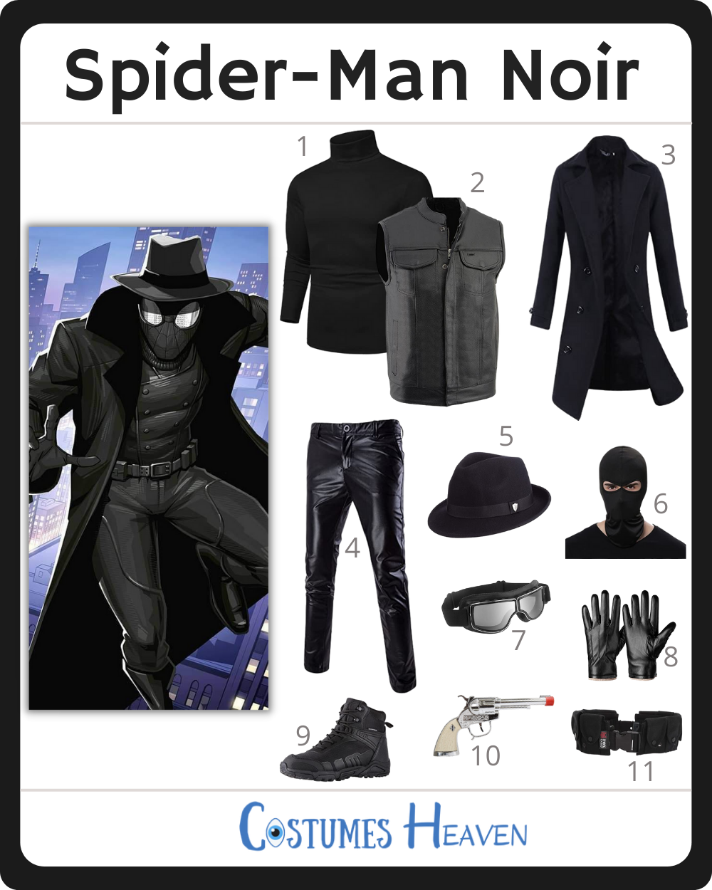 spider noir costume