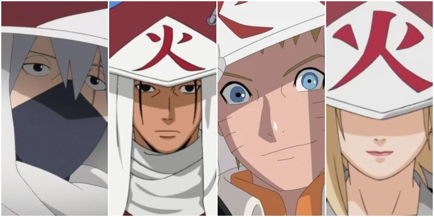 all naruto hokages in order