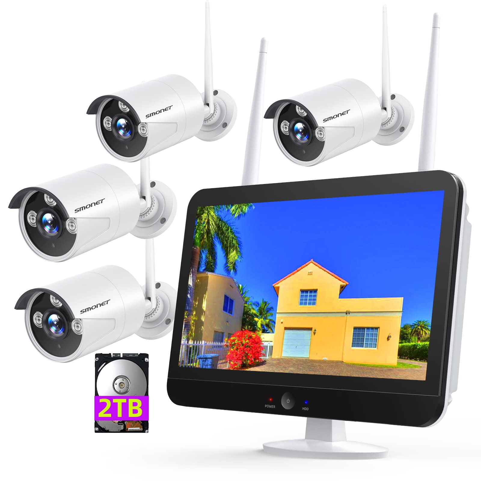 wireless security cameras with hard drive