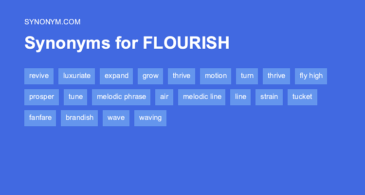 flourishing synonym