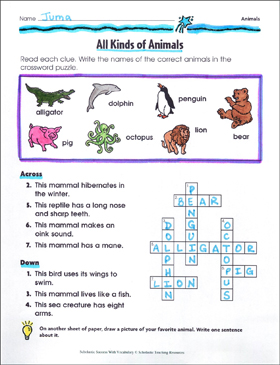 animal with three sets of eyelids crossword clue