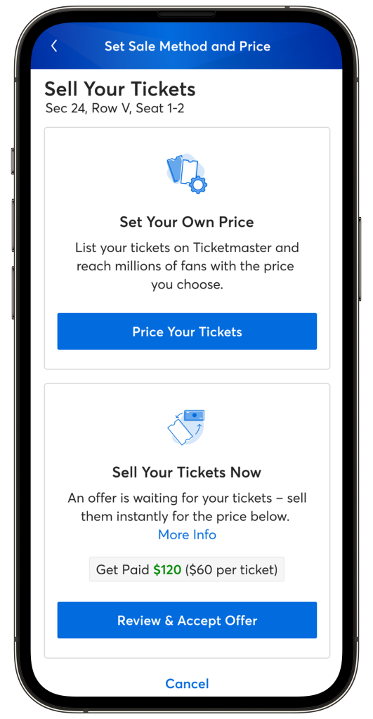 fan to fan resale ticketmaster