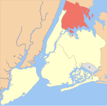 where is the bronx located in new york