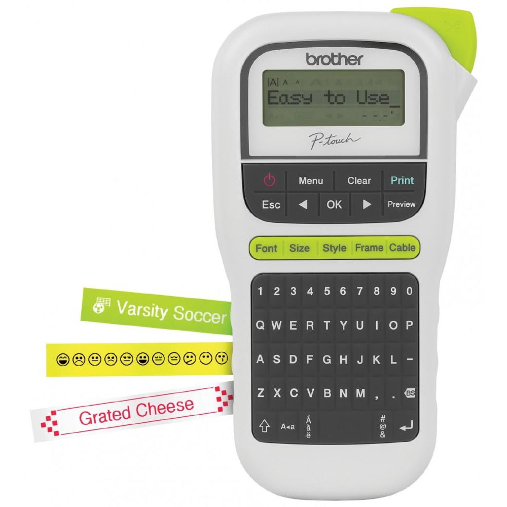 brother p-touch label maker black pt-h110