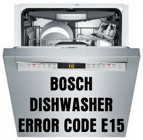 bosch error e15