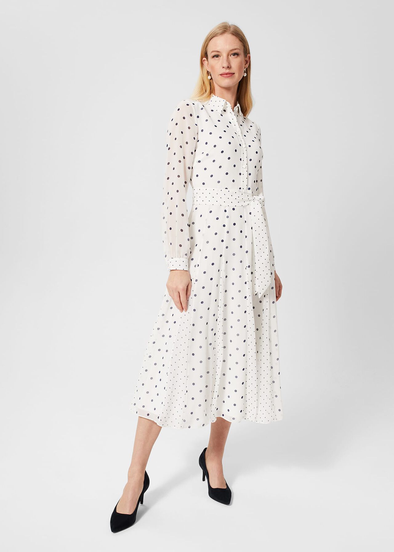 hobbs spotty dress