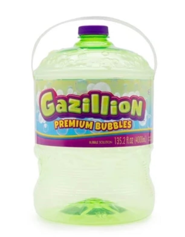 gazillion bubbles 4 liter bubble solution