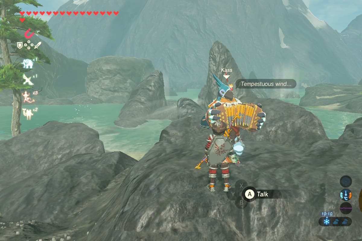 kass quest botw