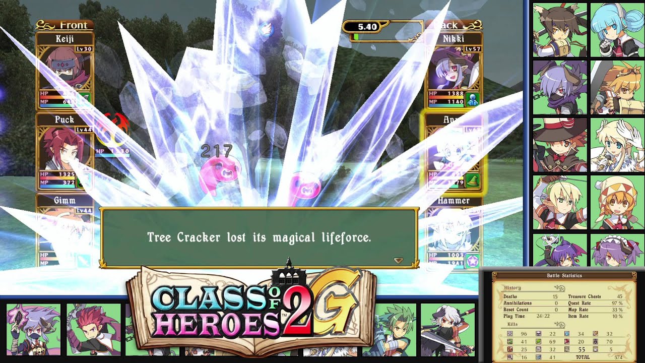 class of heroes gameplay