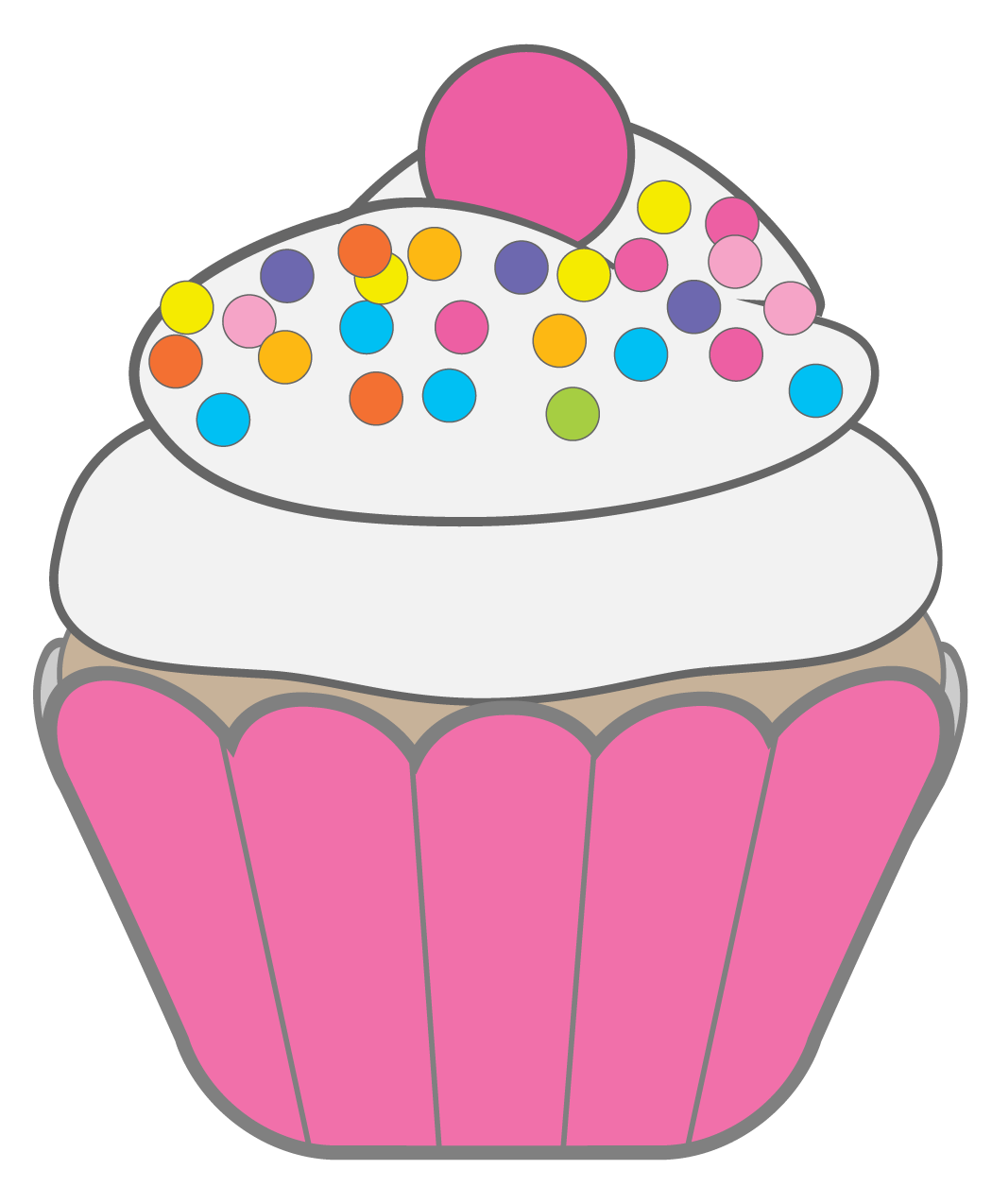 cup cakes clip art