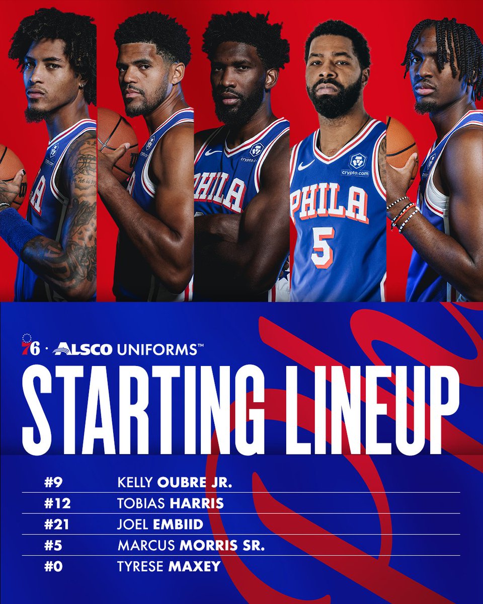 philadelphia sixers lineup