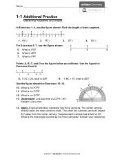 lesson 1-1 measuring segments and angles