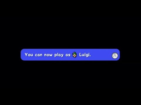 you can now play as luigi