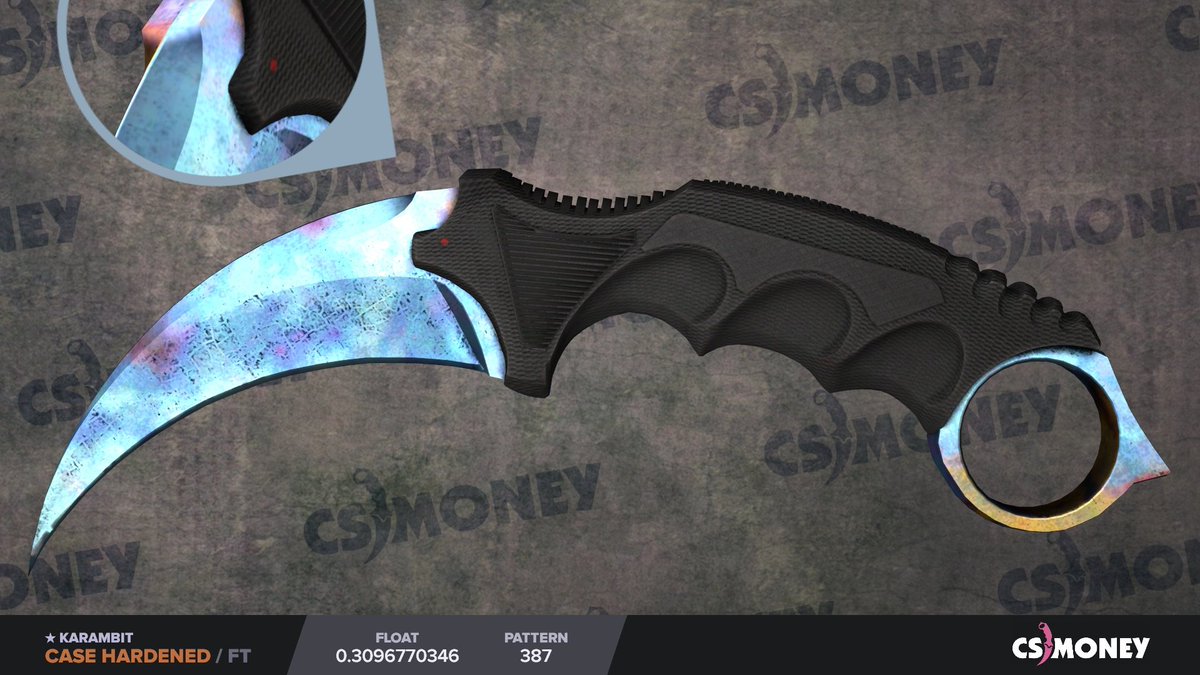 karambit blue gem pattern number