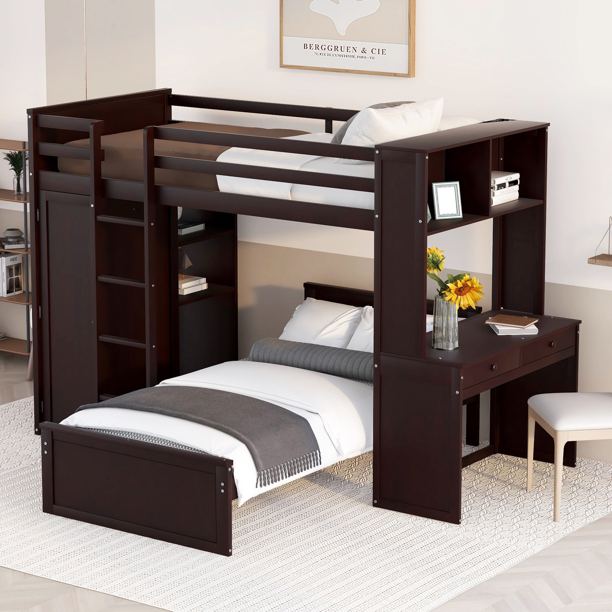 loft bed with mattress included